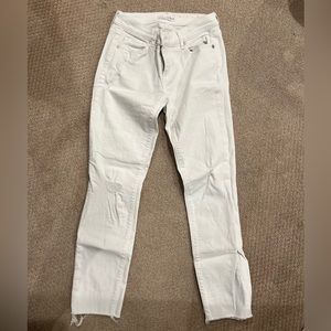 Loft white jeans. Modern skinny crop